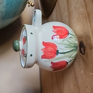 Delft sugar dish with lid